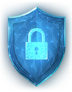 NetView Security logo of a shield with a lock