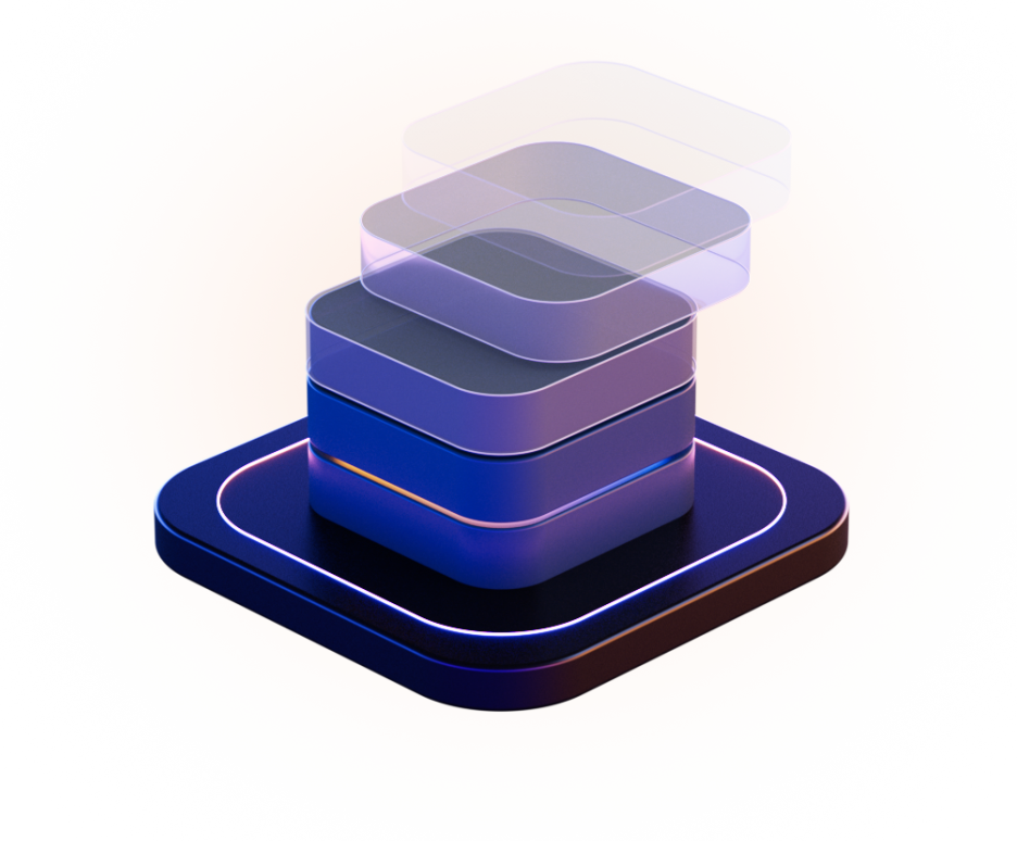 A tower of discs with one being added to represent scaling up